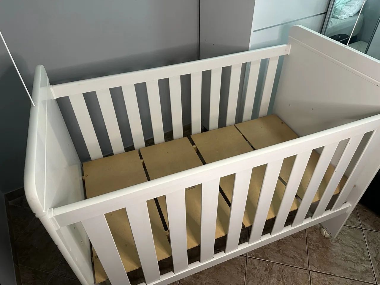 Berço de Bebê Branco - Abracadabra  - Foto 5