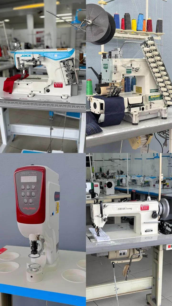 MÁQUINA DE COSTURA E ITENS PARA CONFECÇÃO 