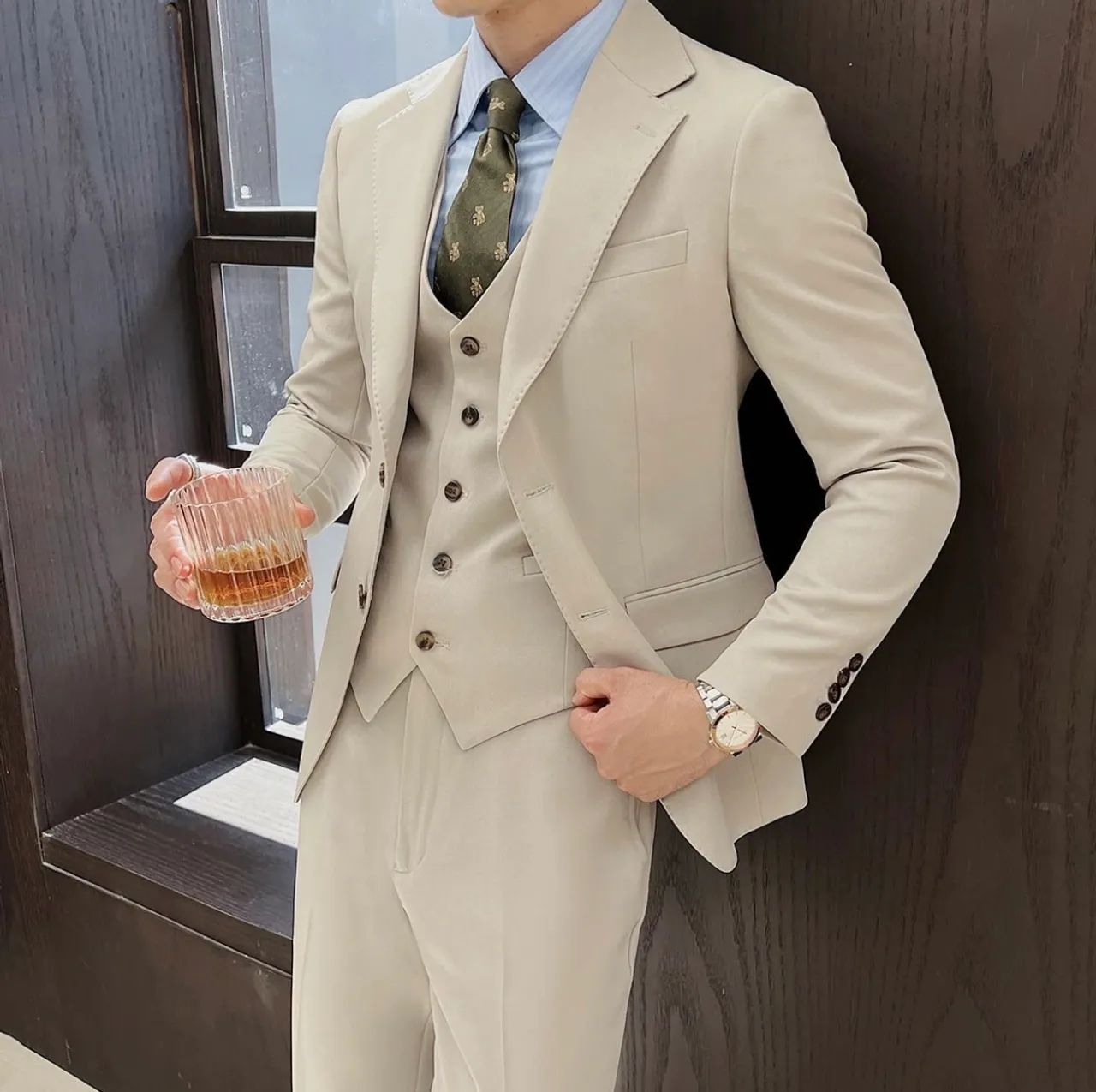 TERNO MASCULINO SLIM MODERN LUXURY - Foto 3