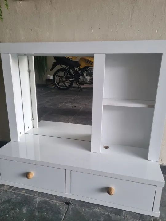 Penteadeira Branca com Espelho e Gavetas - Foto 2