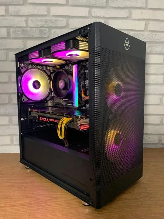 Pc Gamer Ryzen 5 3400g/ GTX 1070 8GB/ 16gb ram/ SSD 512gb. Garantia, 12x no cartão