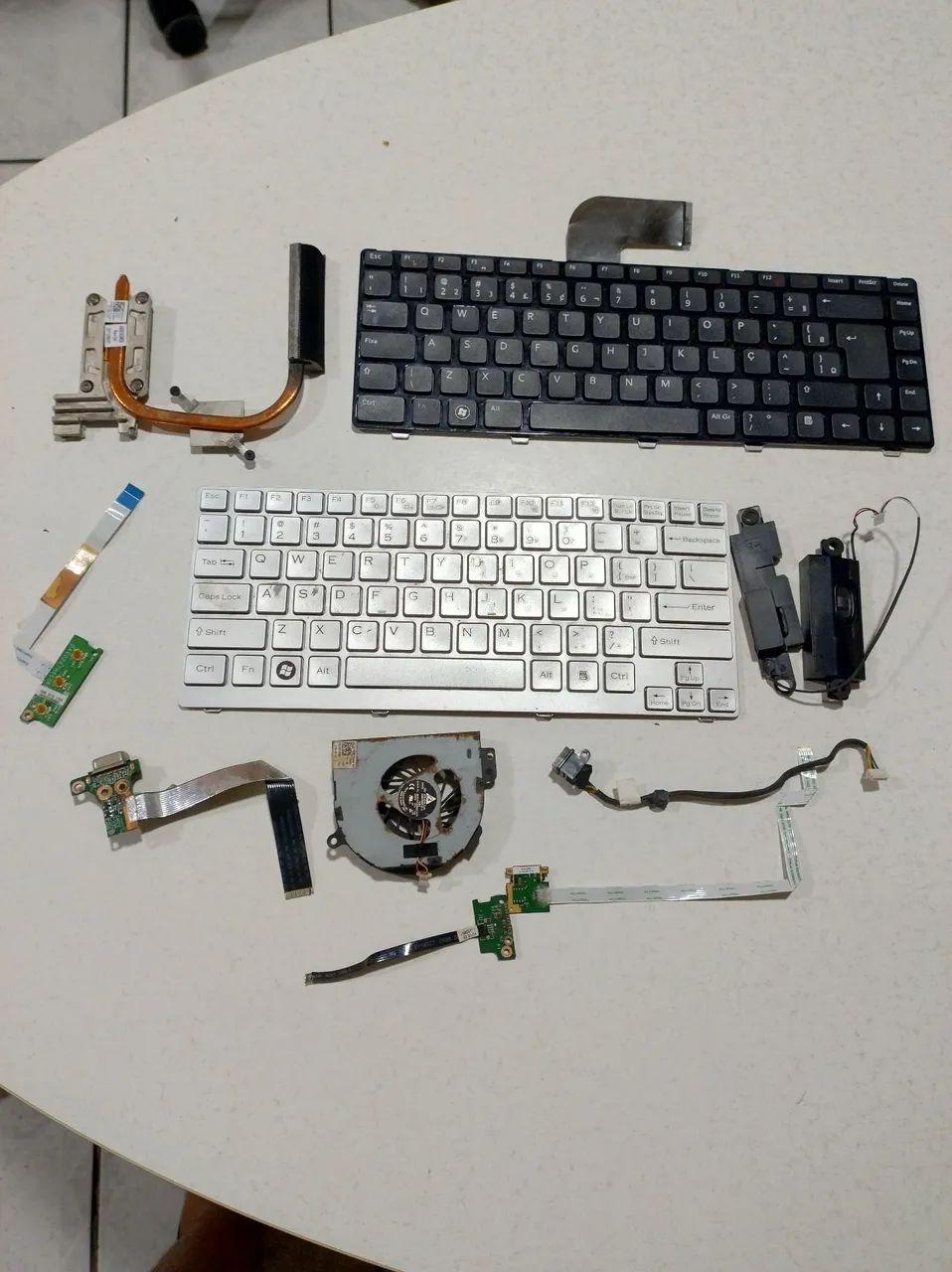 Peças diversas notebooks