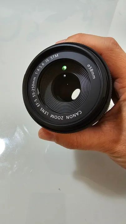 Lente Canon EFS 55-250mm Image Stabilizer - Foto 3