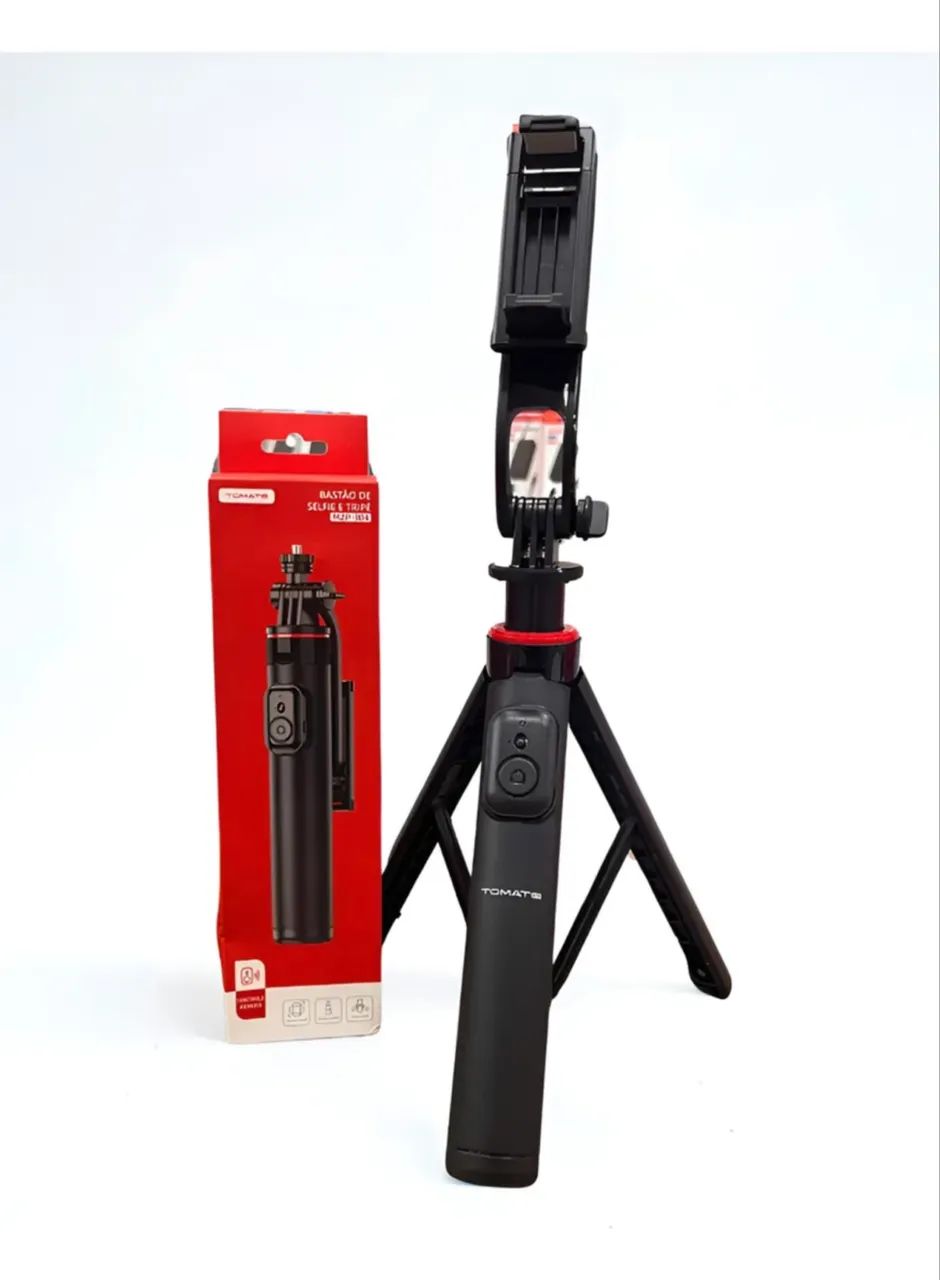 Bastão de Selfie com Tripé - Suporte Estável com Controle Bluetooth e Extensão de 1,31m - Foto 2