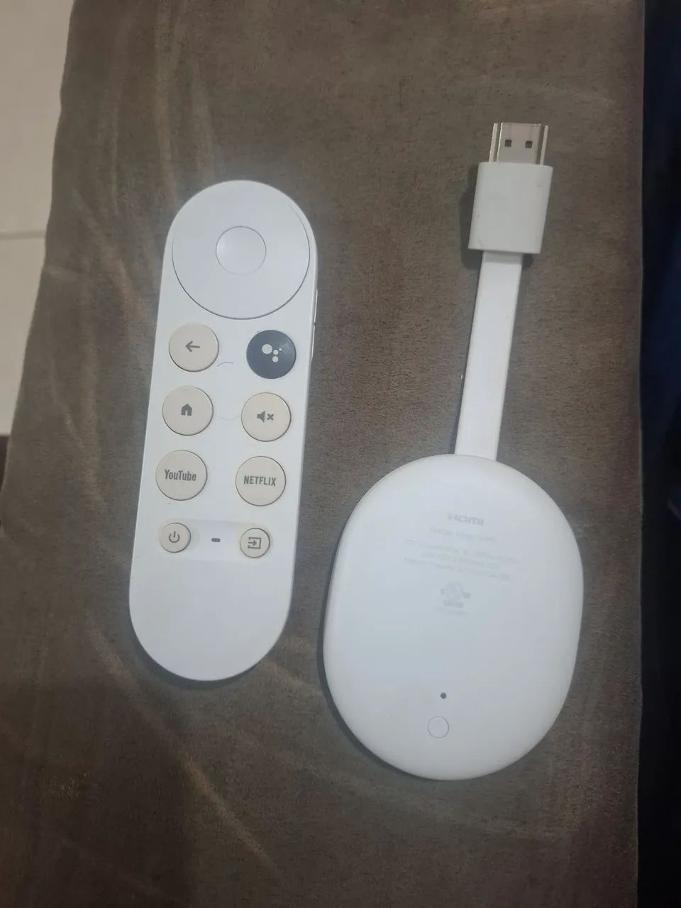 Chromecast 4k com Controle Remoto - Novo