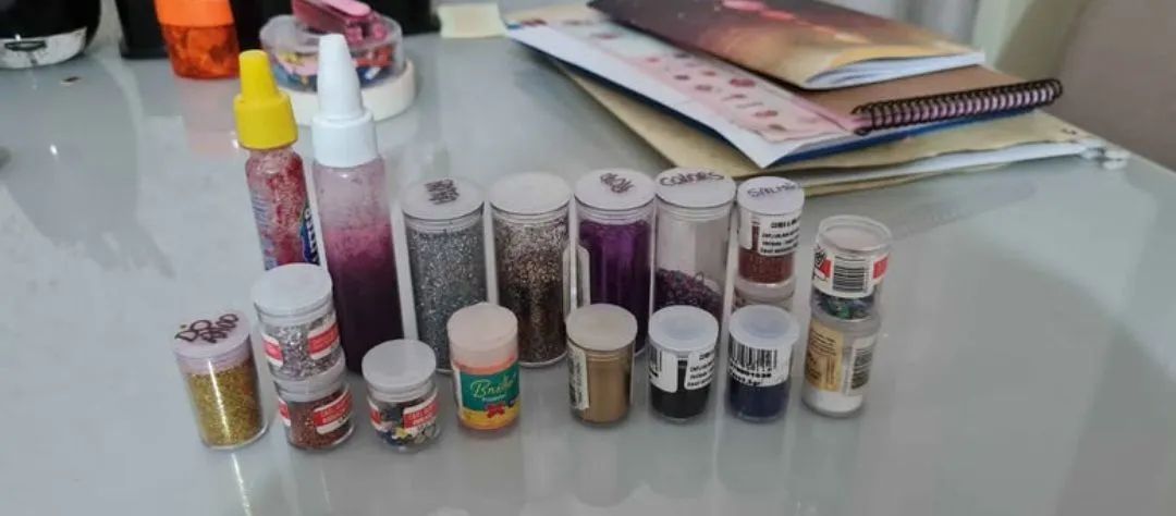 Kit de Glitter para Artesanato