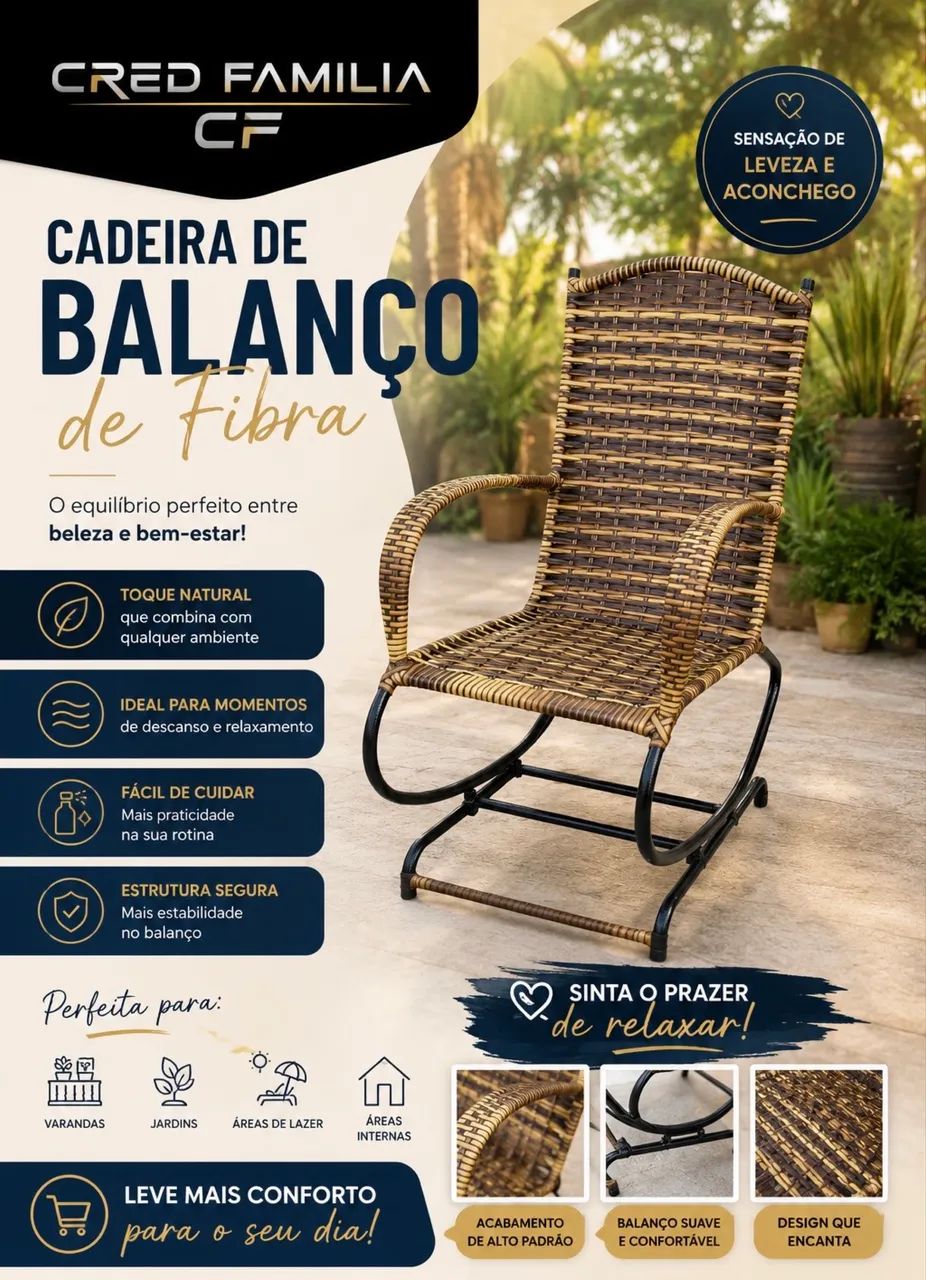 CADEIRA DE BALANÇO - Foto 2