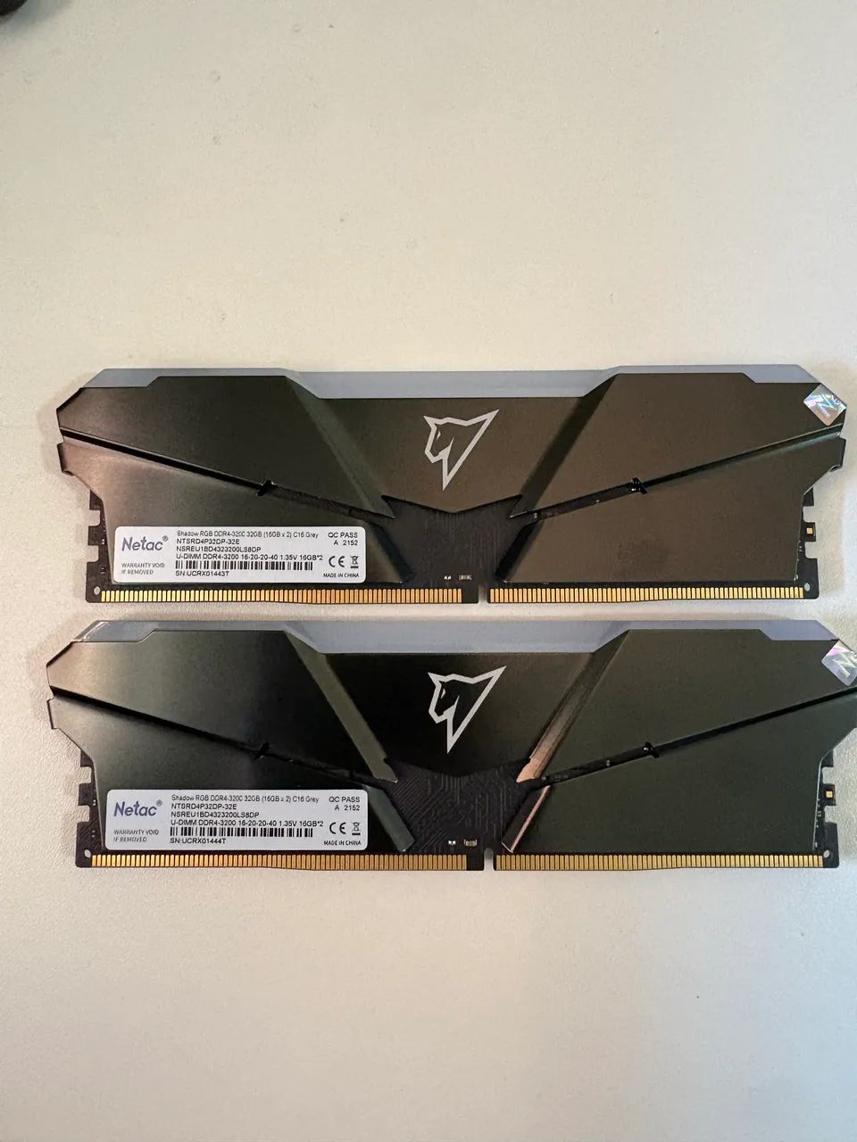 Memória DDR4 Netac Shadow 32GB (2x16GB)