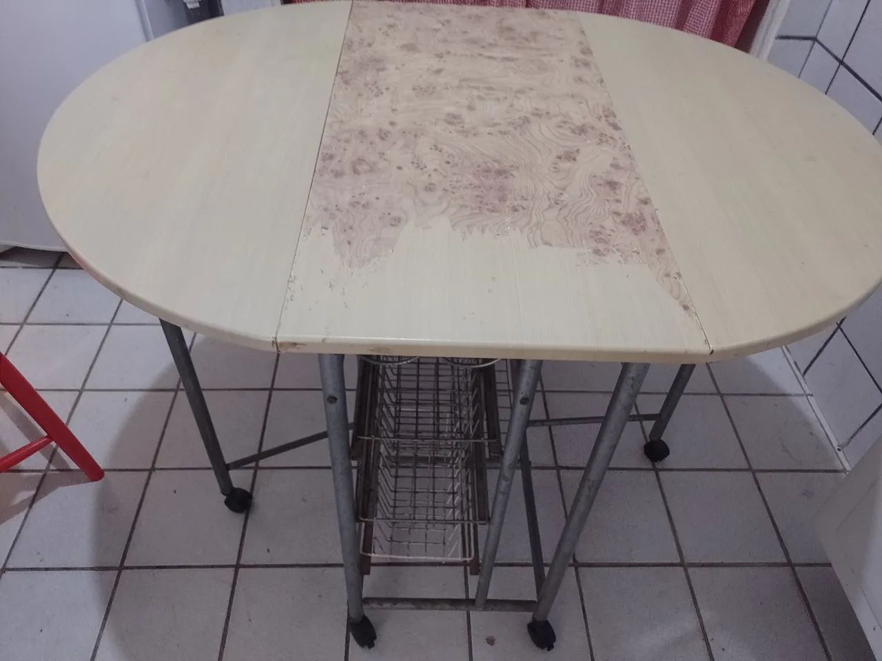 Mesa de cozinha dobrável - Foto 4