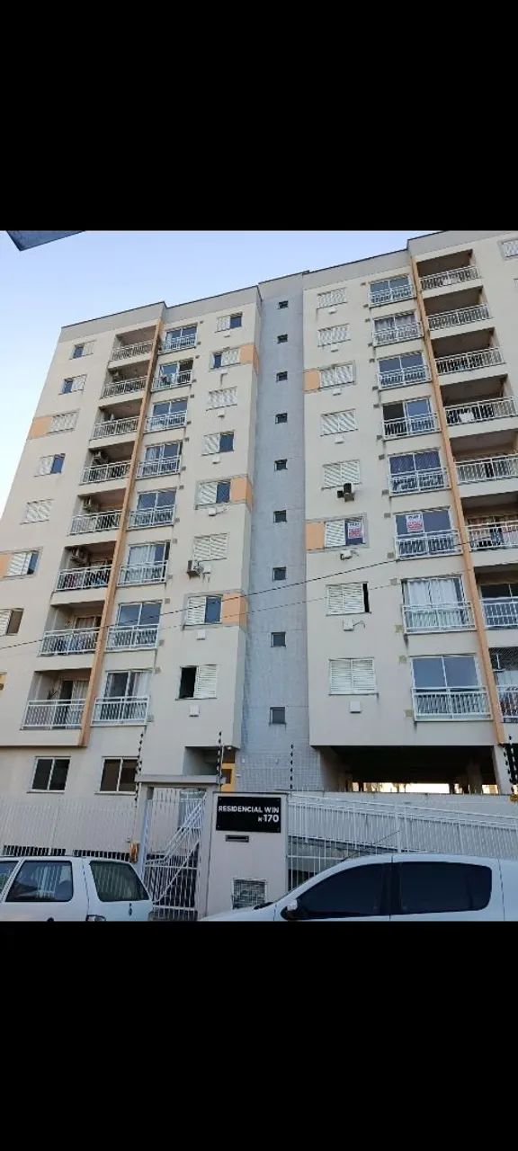 Lindo Apto Mobiliado no Residencial Win | 7º Andar, de Canto, Sol da Manhã e Vaga Coberta!