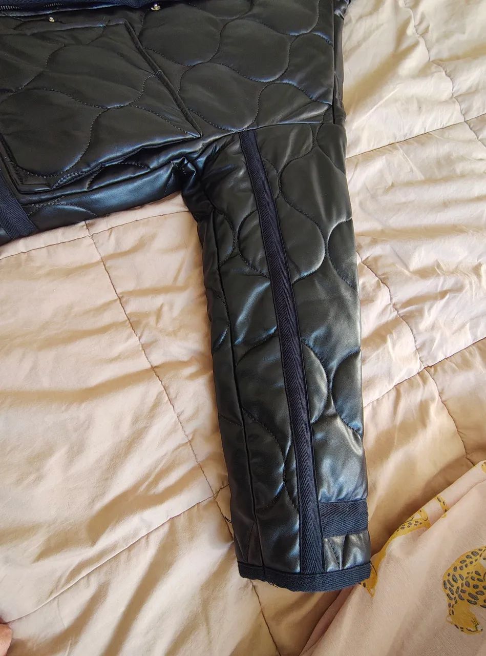 Casaco matelasse like leather PU  - Foto 4