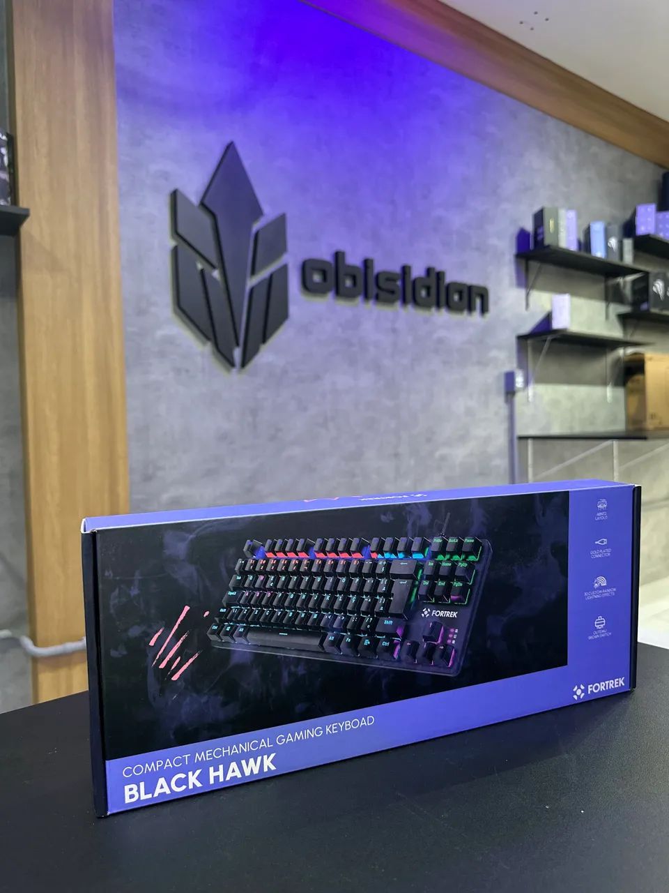 TECLADO MECÂNICO FORTREK BLACK HAWK