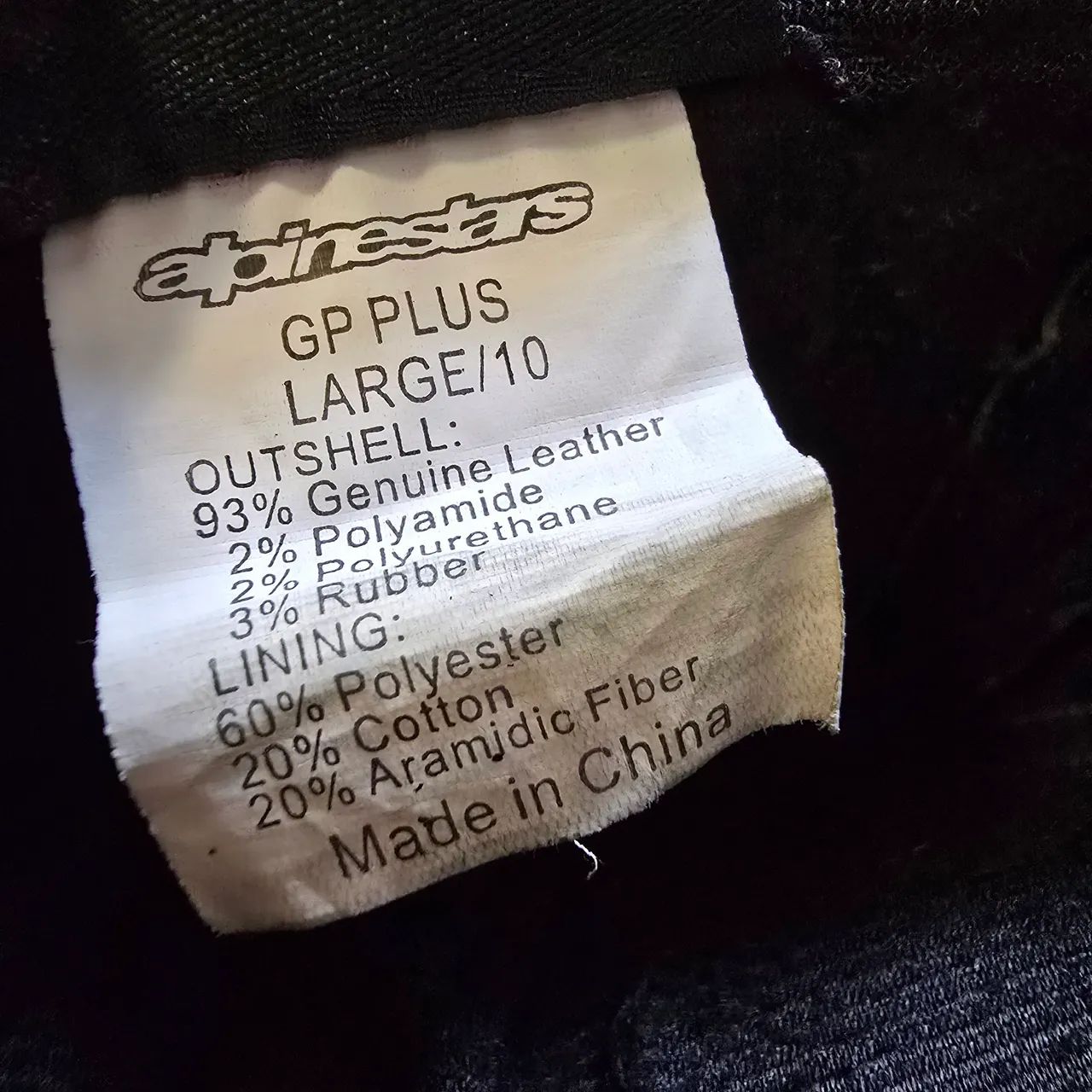 Luva Alpinestars GP Plus tamanho Large/10 - Foto 5