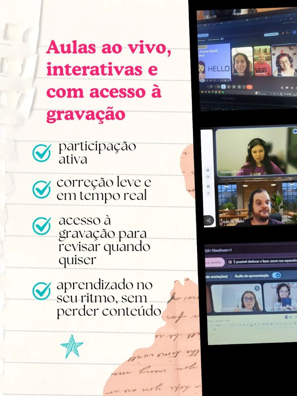 Aulas de inglês online 30% de desconto 1°mensalidade + aula bônus  - Foto 3