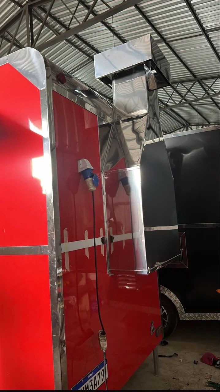Trailer, Foodtruck com churrasqueira 