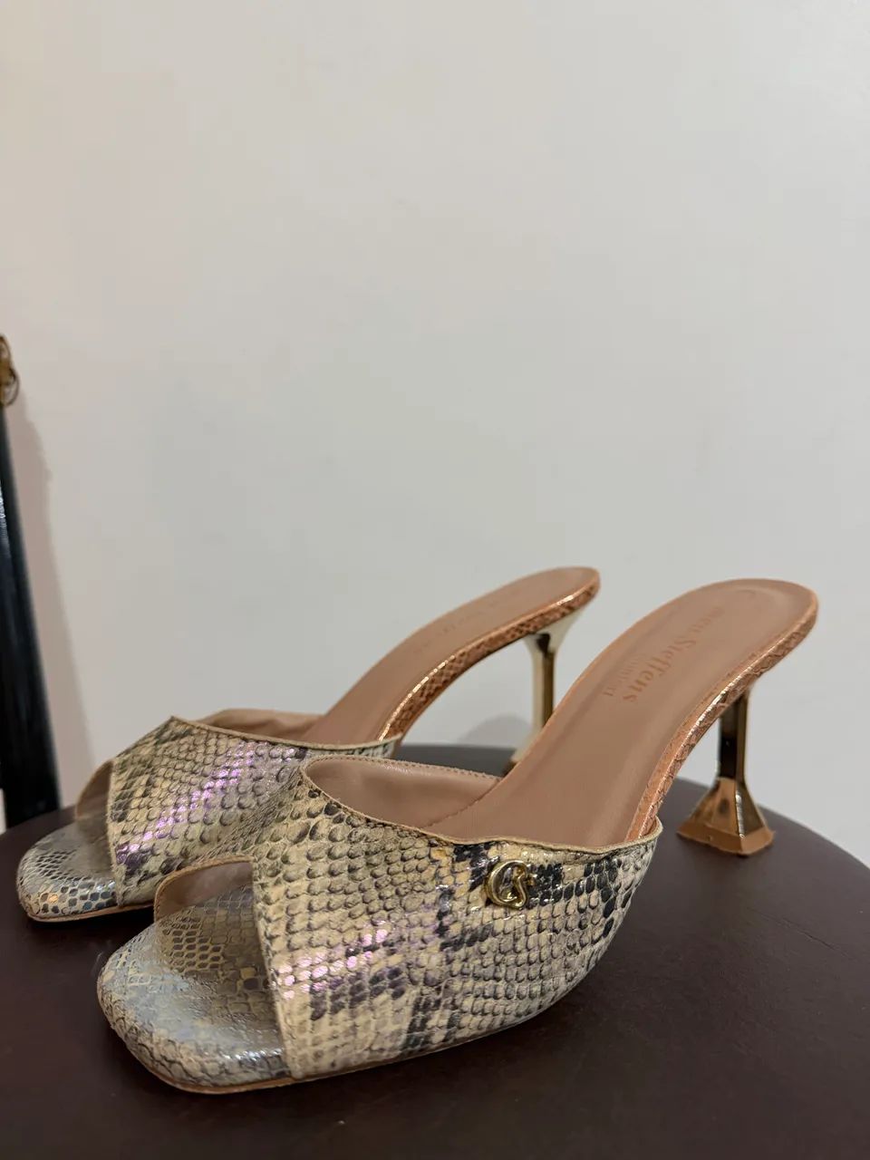 tamanco mule carmen steffens animal print 37 - Foto 2
