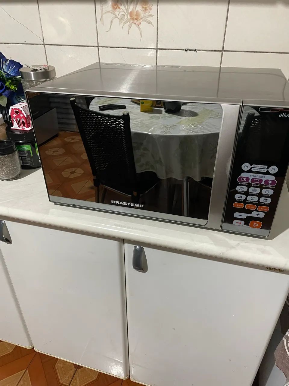 Microondas Brastemp inox