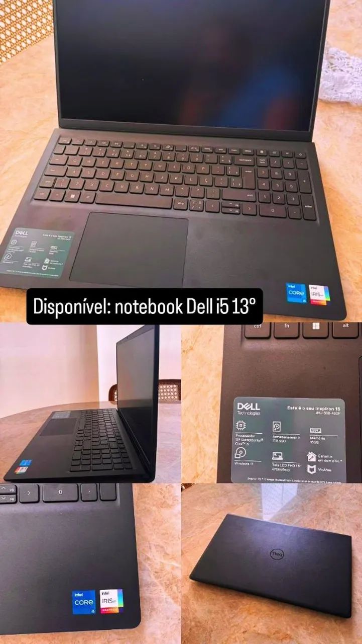 Notebook Dell i5 13° 