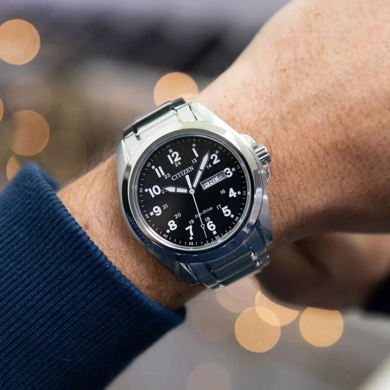 Relogio citizen Garrison Eco Drive 43mm - Foto 3