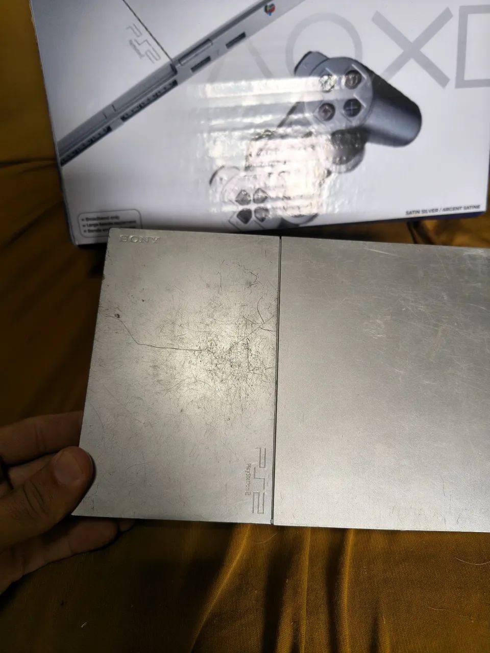 Carcaça + caixa PS2 prata  - Foto 3