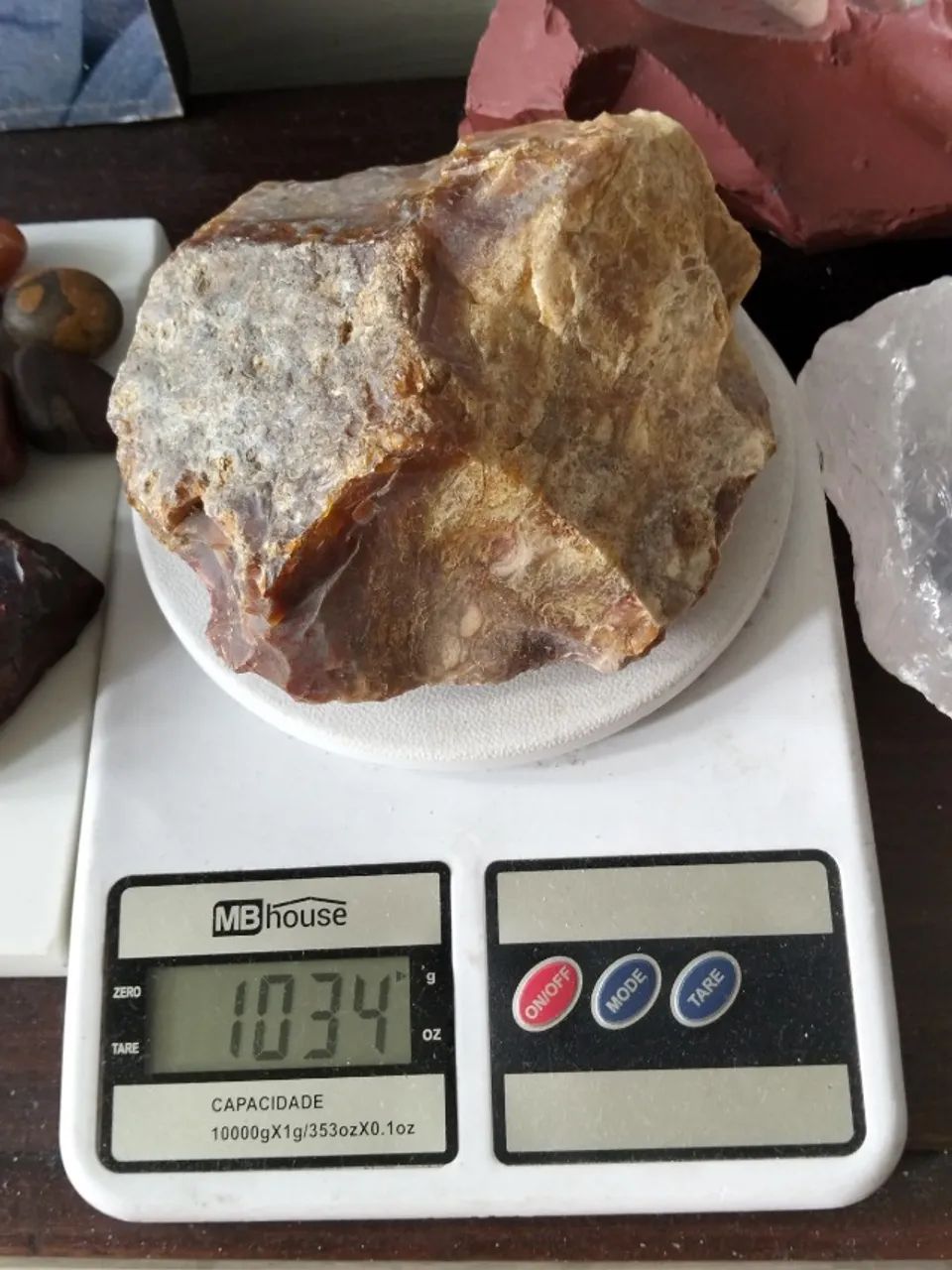Arte em pedra Silex 1kg - Foto 4