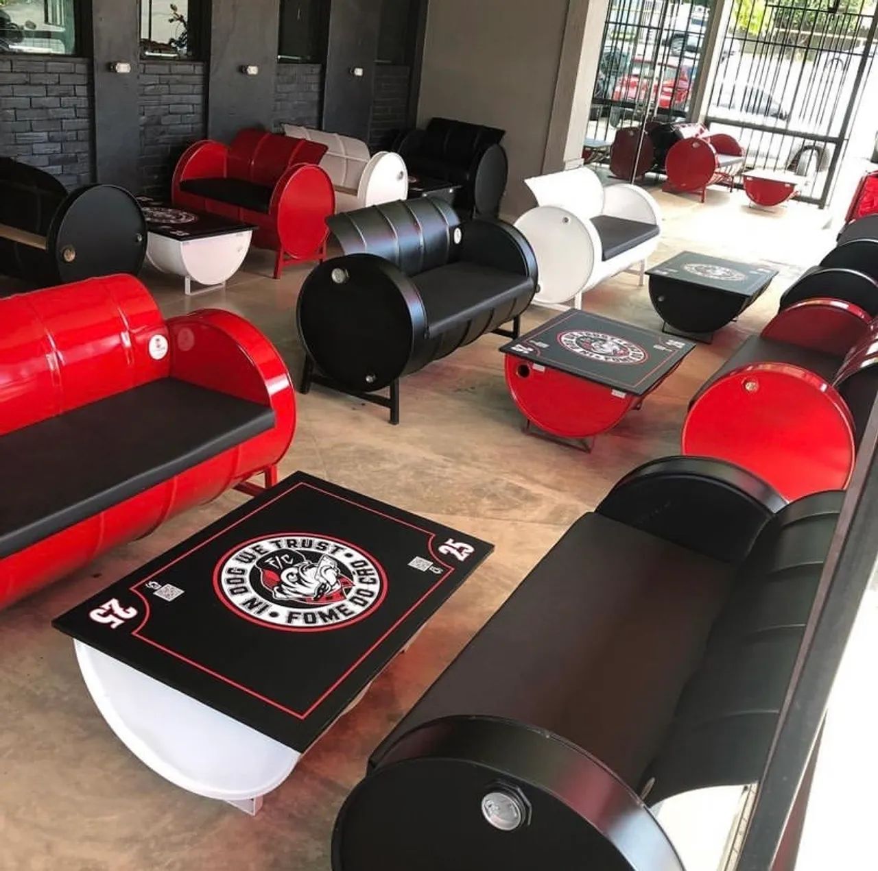 Sofá de tambor 4 lugares  - Foto 3