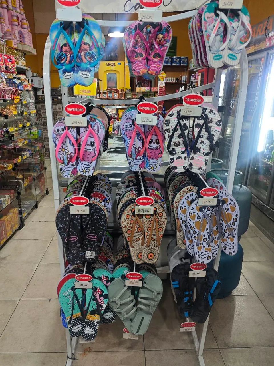 Display Havainas