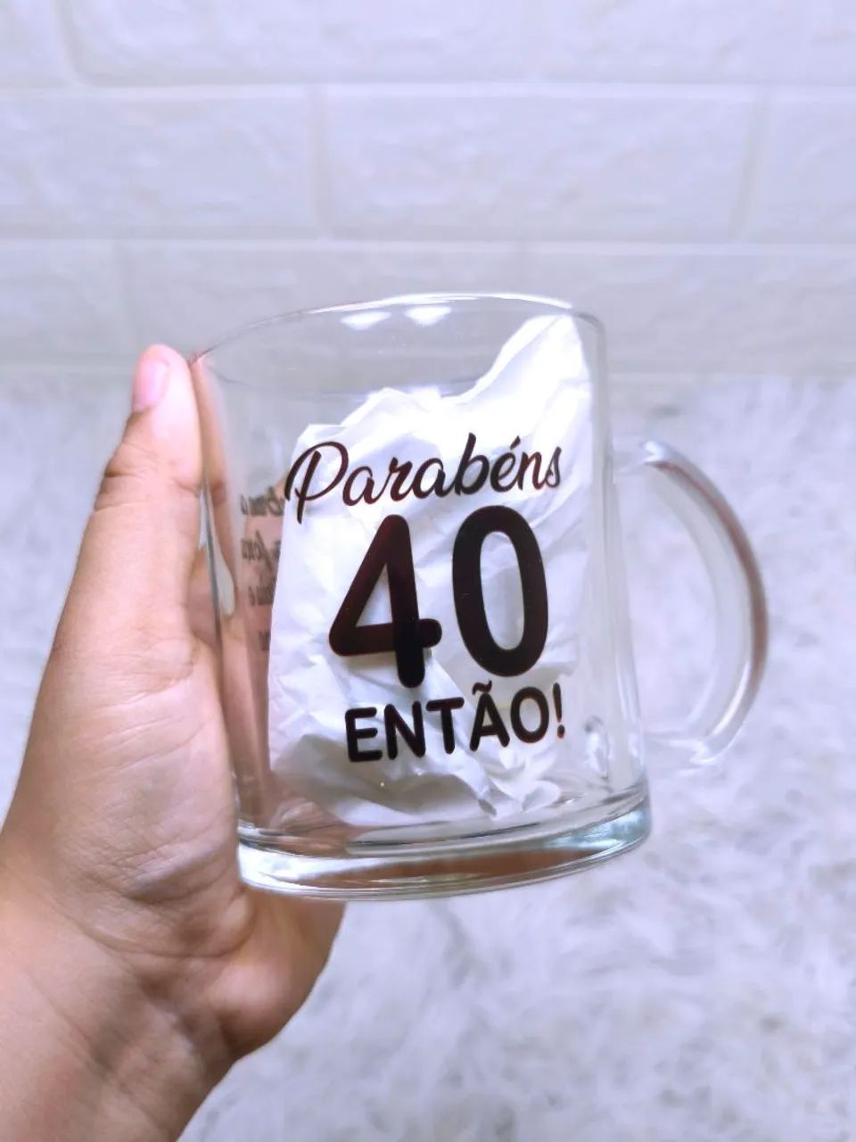 Caneca De Vidro Personalizada  - Foto 2