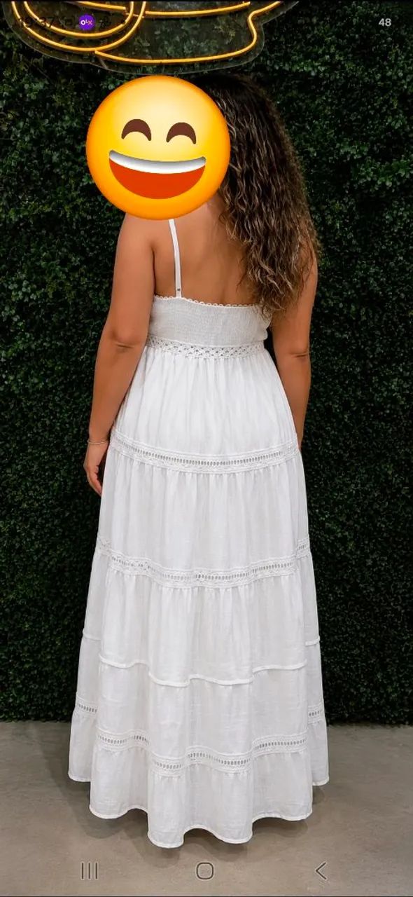 Vestido branco lindo  - Foto 2