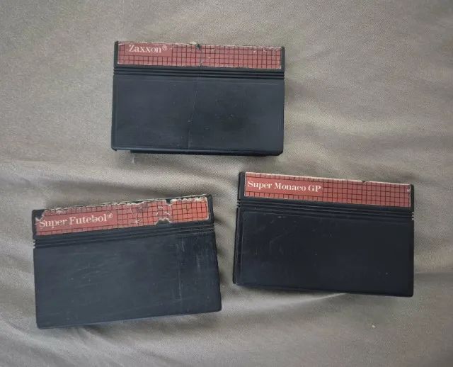 3 jogos master system funcionando