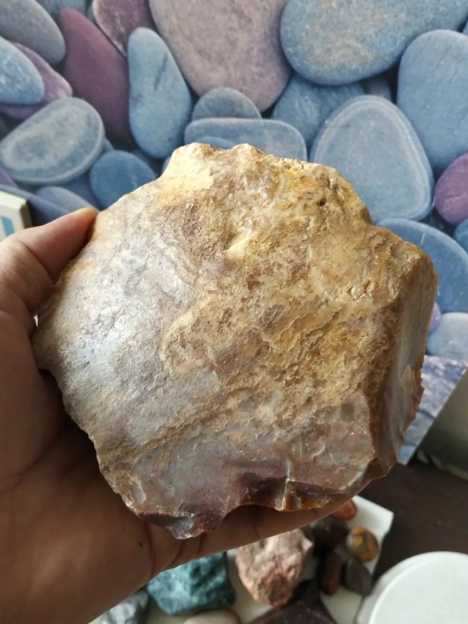 Arte em pedra Silex 1kg - Foto 2