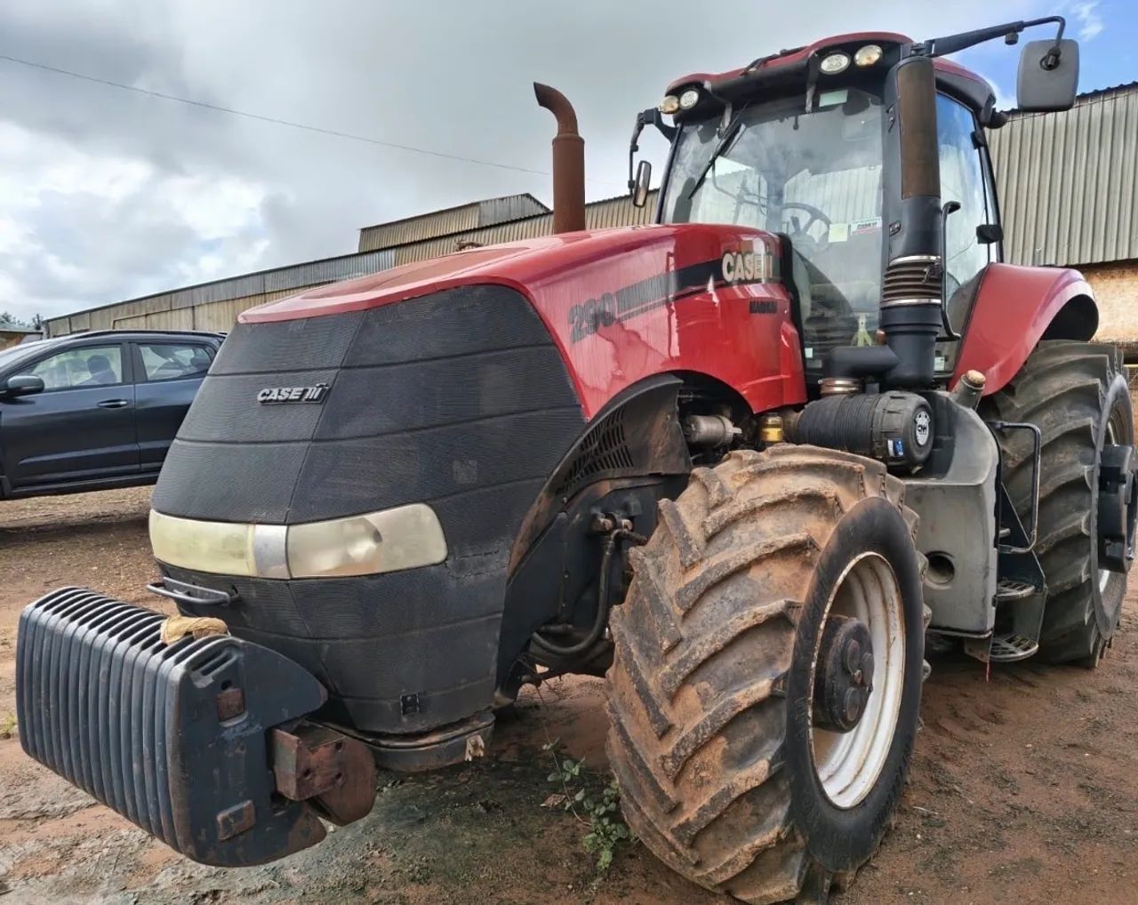 Trator Case 290 ano 2018, 4x4, com 6.500 horas e ar condicionado, em SP