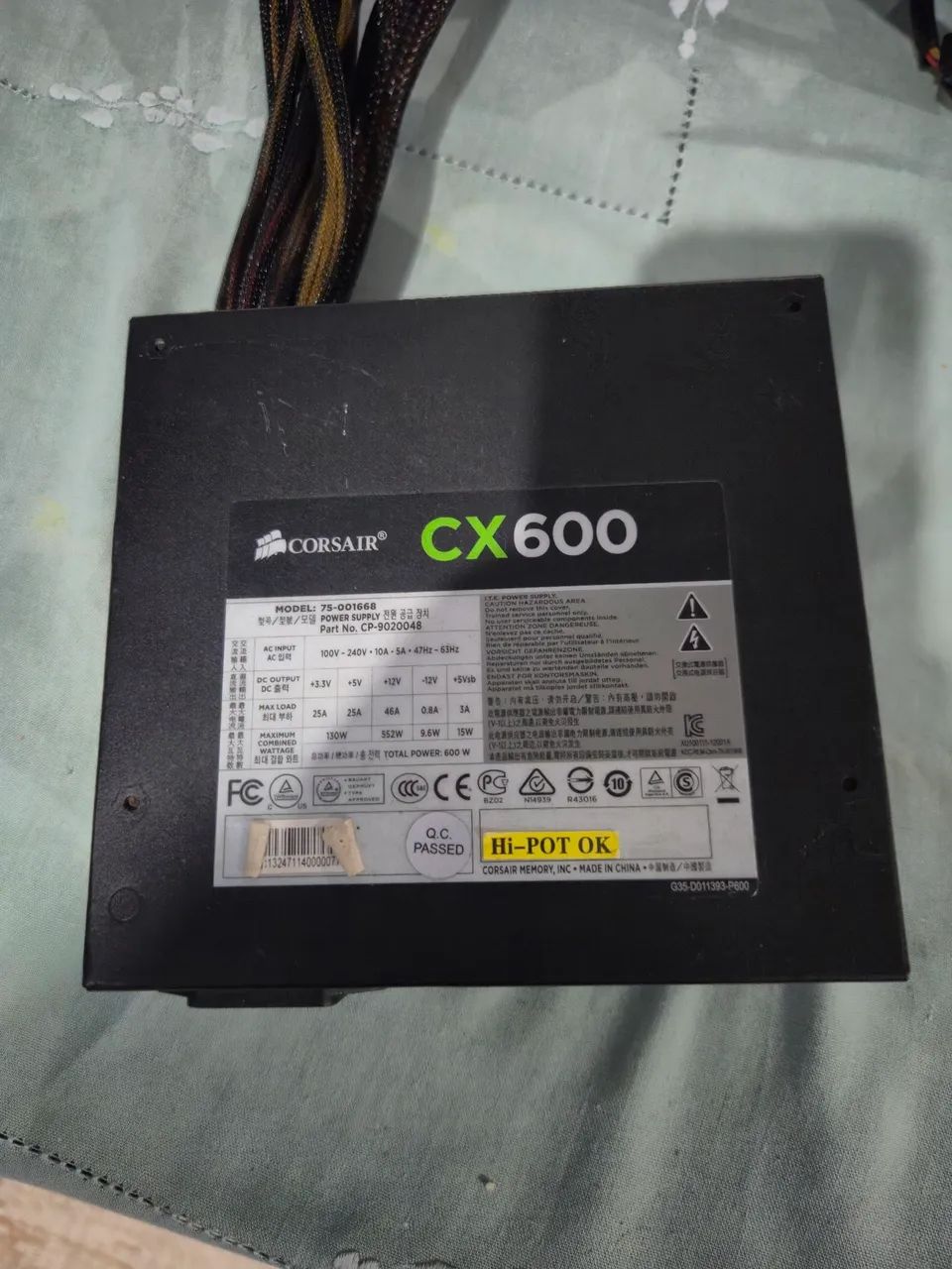 Fonte Cosair CX600 *Não aceito oferta. - Foto 2