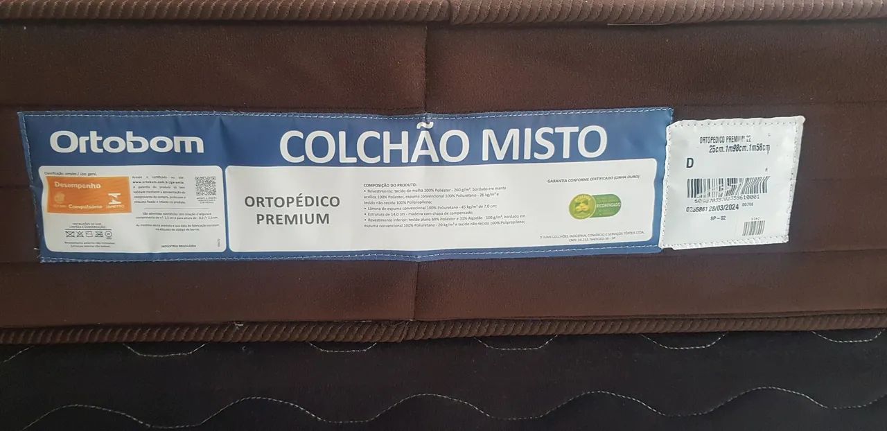 Colchão ortopédico + Base  - Foto 4