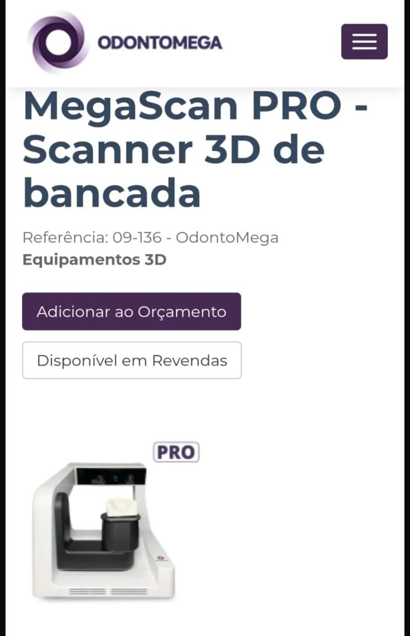 Scanner odontomega 