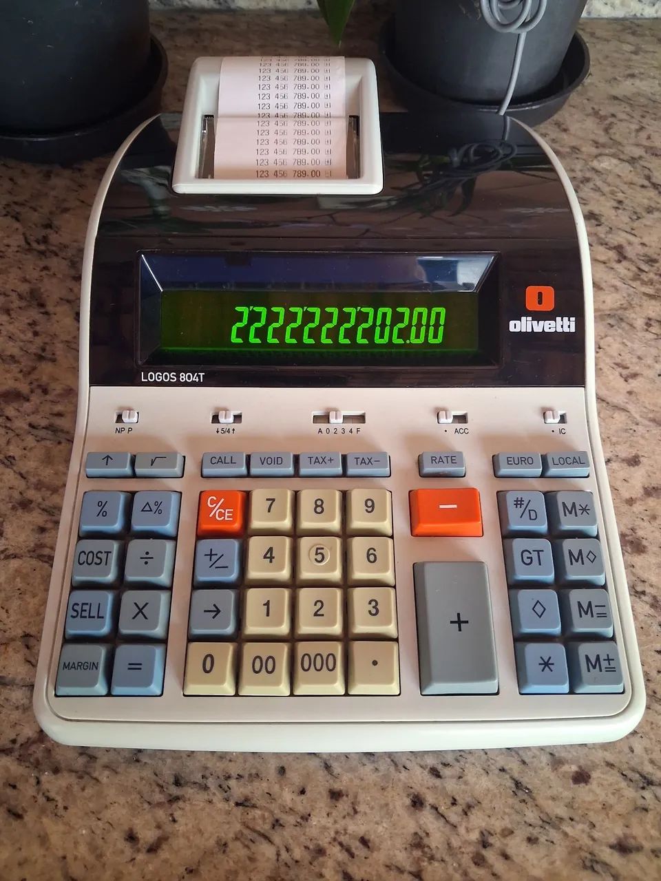 Calculadora oliveti térmica. 