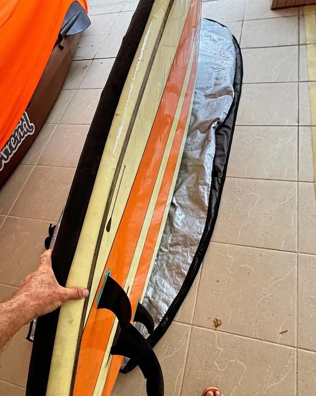Stand Up Paddle Valezin com remo, leash e capa - Foto 2