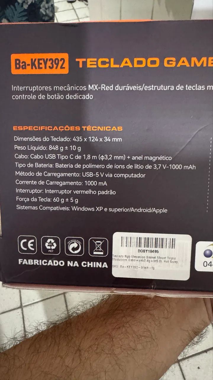 Teclado Mecânico da Basike RGB  - Foto 2