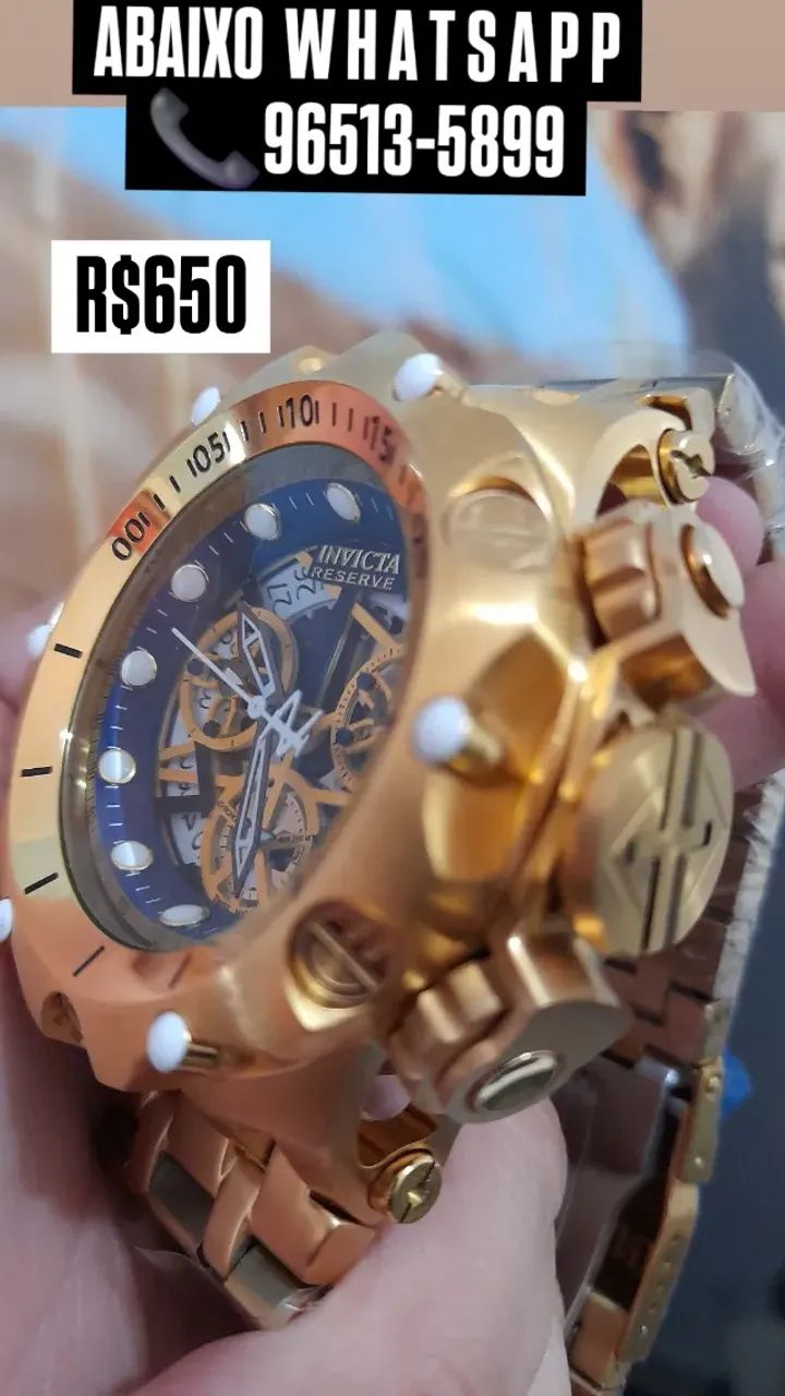 Relógio INVICTA VENOM HIBRID SKELETON MULTIFUNCIONAL - ENTREGAMOS  - Foto 2