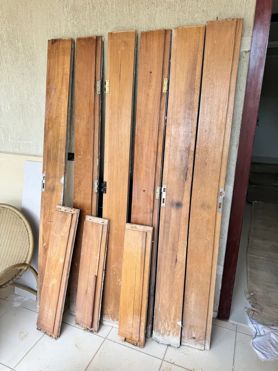 Porta usadas de Madeira boa - Portas e Janelas - Jardim Goiás, Goiânia ...