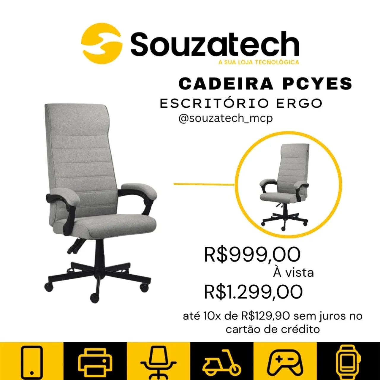 Cadeira escritório Ergo
