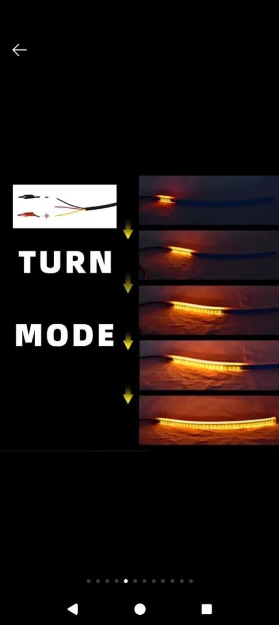 2 peças luz de sinalização direcional para carro - Foto 3