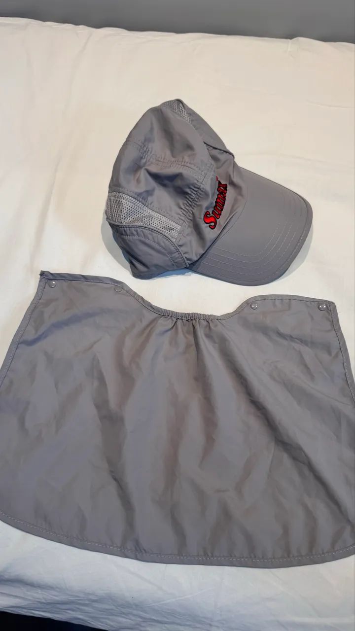 Boné de pesca da marca sumax com capuz - Foto 3