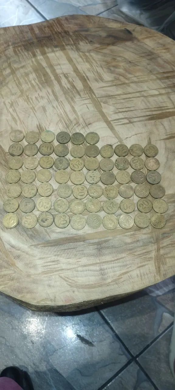 Moedas de 20 cruzeiros
