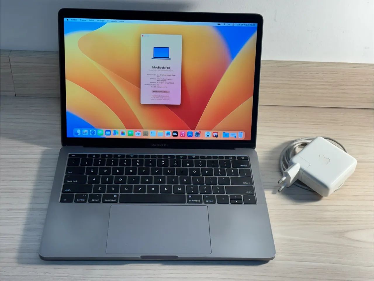 MacBook Pro 2017 13 polegadas i5 2.3ghz 8/128GB