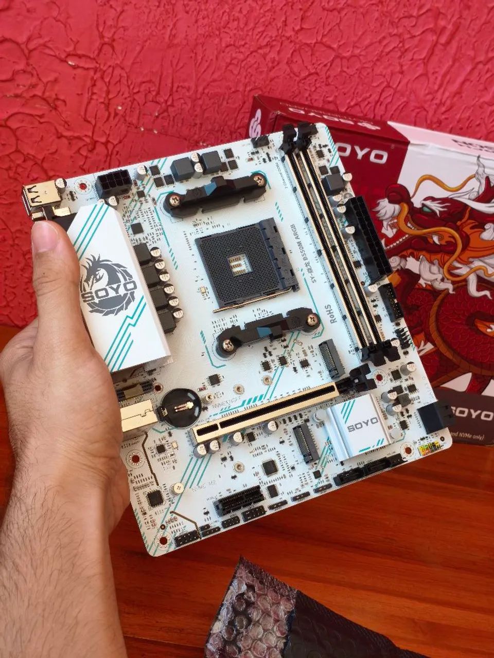 Placa mãe B550M Soyo