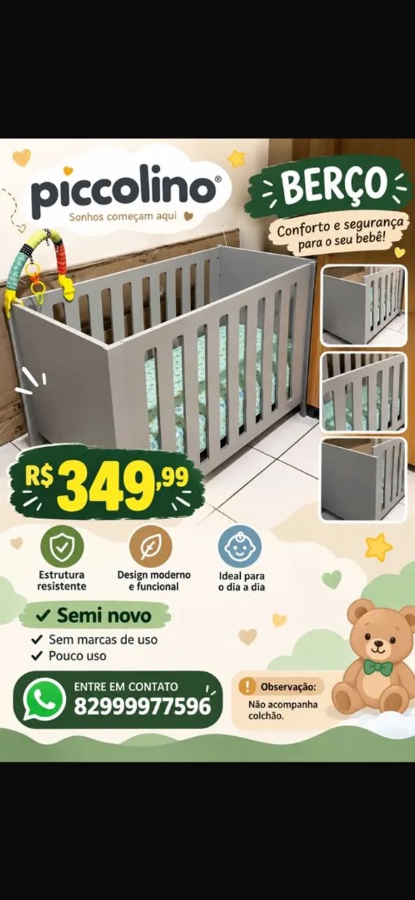 Berço piccolino - Foto 2