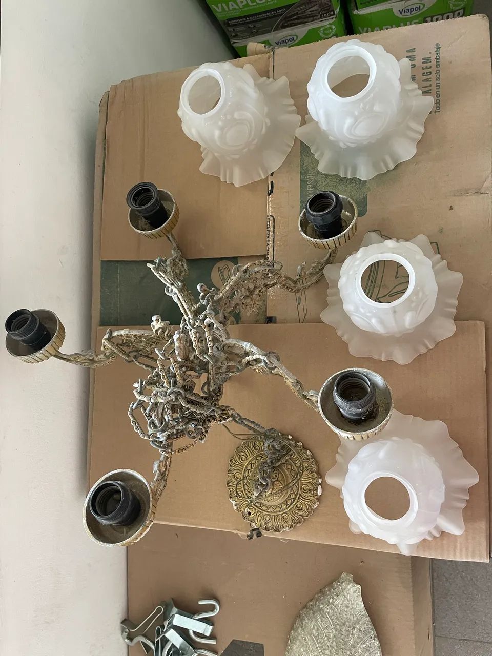 Lustre em bronze  - Foto 4