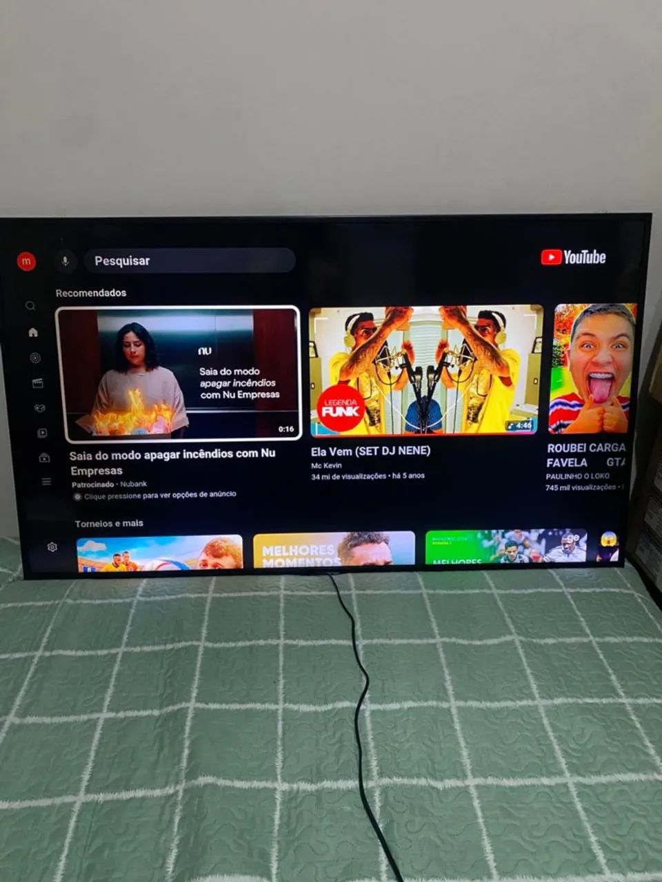 Smart TV 50 polegadas Samsung funcionando perfeitamente 