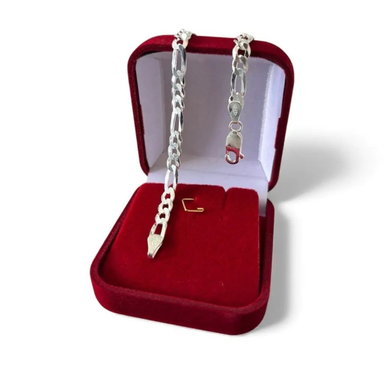 Pulseira de prata legítima 5mm